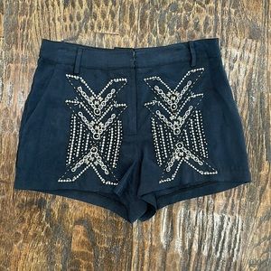 Excellent condition Isabel Lu XS shorts with beading detail